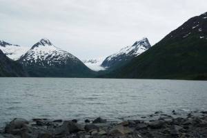 View from Portage Lake, June 2014